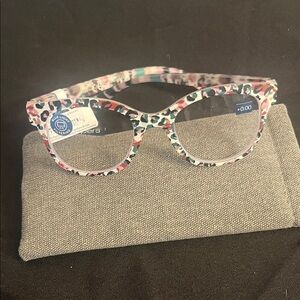 Colorful Leopard Print Glasses